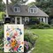 Summer Colorful Floral Garden Flag for Outside 12x18 Inch Double Sided Burlap Outdoor Yard Flag Decorations for Home